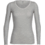 Icebreaker Siren Long Sleeve Sweetheart Top - Women's-Glow/Stripe-Small