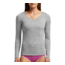 Icebreaker Siren Long Sleeve Sweetheart Top - Women's-Metro Heather-Medium