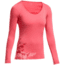 Icebreaker Siren Long Sleeve Sweetheart Top - Womens-Cherry Blossom Grapefruit-Small