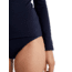 Icebreaker Siren Long Sleeve SweeTheart Top - Womens, Midnight Navy, Extra Small, IB103194423XS