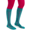Icebreaker Ski+ Light Over The Calf Socks - Women's, Flux Green/Ether/Tempo, Medium, IB104879964M