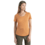 Icebreaker Sphere II Short Sleeve Scoop T-Shirt - Womens, Earth Heather, Large, IB0A56EY875L