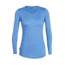 Icebreaker Cool-Lite Sphere Long Sleeve Low Crewe - Women's, Cove Heather, Small, 104677401S