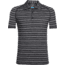 Icebreaker Sphere Short Sleeve Polo - Men's-Stripe Black/Snow-X-Large