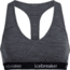 Icebreaker Sprite Racerback Bra - Women's, Gritstone Heather, Medium, IB103020004M