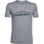 Icebreaker Tech Lite Short Sleeve Crew Fin Peaks - Men's-Metro Heather-X-Large