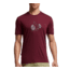 Icebreaker Tech Lite Short Sleeve Crew Graphic - Men's-Trail Log / Redwood-Large