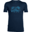 Icebreaker Tech Lite Short Sleeve Crew Van Life - Men's-Fathom Heather-Large