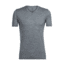 Icebreaker Tech Lite Short Sleeve V - Men's, Gritstone Heather, Large, 104123002L