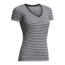 Icebreaker Tech Lite Short Sleeve V Top - Women's-Admiral/Snow-X-Small