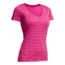 Icebreaker Tech Lite Short Sleeve V Top - Womens-Raspberry/Shocking-Medium