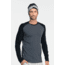 Icebreaker Tech Long Sleeve Crew Top - Men's-Monsoon/Black-Medium