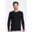 Icebreaker Tech Long Sleeve Crewe Top - Mens-Black-Medium