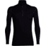 Icebreaker Tech Long Sleeve Half Zip - Men's-Black-X-Large