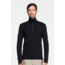 Icebreaker Tech Long Sleeve Half Zip - Mens-Black-Medium