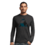 Icebreaker Tech T Lite Long Sleeve - Men's-X-Large-Knobble Triangle/Black