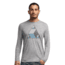 Icebreaker Tech T Lite Long Sleeve - Men's-X-Large-Knobble Triangle/Metro