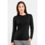 Icebreaker Tech Top Long Sleeve Crew - Womens-Black-X-Small