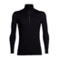 Icebreaker Tech Top Long Sleeve Half Zip, Black, 2XL, 104034001XXL