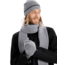 Icebreaker Waypoint Mittens, Gritstone Heather/Black, Medium, IB104830A11M