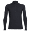 Icebreaker Winter Zone Long Sleeve Half Zip - Men's-Black-Medium