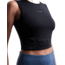 Icebreaker Women Merino 125 ZoneKnit Energy Wind Cropped Bra-Tank, Black, S, IB0A56XT001S