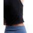 Icebreaker Women Merino 125 ZoneKnit Energy Wind Cropped Bra-Tank, Black, S, IB0A56XT001S