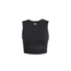 Icebreaker Women Merino 125 ZoneKnit Energy Wind Cropped Bra-Tank, Black, S, IB0A56XT001S