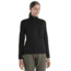 Icebreaker Women Merino 560 Realfleece Elemental LS Zip, Black, M, IBBA56SR001M