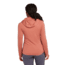 Icebreaker Women Merino Quantum Hybrid LS Zip Hoodie, Cedar Wood/Port/CB, M, IBBA56SZ02TM