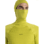 Icebreaker ZoneKnit Insulated Long Sleeve Thermal Hoodie - Mens, Bio Lime, Large, IB0A56GR864L