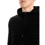 Icebreaker ZoneKnit Insulated Long Sleeve Zip Hoodie - Mens, Black, Large, IB0A59HH001L