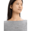 Icebreaker ZoneKnit Short Sleeve Scoop Back T-Shirt - Womens, Metro Heather, Extra Large, IB0A56OV016XL