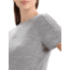 Icebreaker ZoneKnit Short Sleeve Scoop Back T-Shirt - Womens, Metro Heather, Extra Large, IB0A56OV016XL