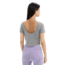 Icebreaker ZoneKnit Short Sleeve Scoop Back T-Shirt - Womens, Metro Heather, Extra Large, IB0A56OV016XL