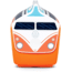 Igloo Limited Edition Playmate Classic Vw Orange Bus Cooler, Volkswagen, 14 Qt, 00048628