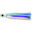 Iland Sailure Flasher Trolling Lure, 5 1/2in 3-D Eyes, 5 - 8 Kts, 1/2oz, Conical Chrome Head/Blue &amp; White Skirt, SA300F-BL/WH