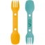 Industrial Revolution Utility Spork 2Pk, Gold/Sky Blue, F-SP-UT-2PK-GOLD-SKYBL