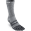 Injinji 2.0 Outdoor Midweight Mini Crew Nuwool Socks - Mens, Charcoal And Black, Large, 223270-CBS-L