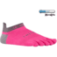 Injinji Run 2.0 Lightweight No-Show Sock - Womens-Pink-Large