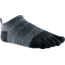 Injinji Run Lightweight No-Show Sock - Womens-Black/Gray-M/L