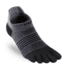 Injinji Run Lightweight No Show Socks - Womens, Black/Gray, XS/S, 201111-BLG-XS/S