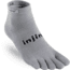 Injinji Run Original Weight Mini Crew Xtralife Socks - Mens, Gray, Small, 202130-GRY-S