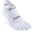 Injinji Run Original Weight No Show Xtralife Socks - Mens, White, Small, 202110-WHT-S