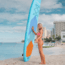 inQRACER Inflatable Stand Up Paddle Board w/Free Premium SUP Accessories &amp; Backpack, Blue, Medium, IQR-SUP-G