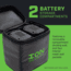 ION Battery Bag, Storage, Waterproof, Black, 46079