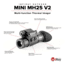 IRay USA IRAYMH25W MINI V2 MH25W Thermal Monocular Black 1x 25mm Zoom 8x Feature