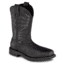 Irish Setter Marshall 83956 Mens Pull-On Boot w/ Safety Toe, 11 in Height, Waterproof, Leather, EE Extra Wide Width, Black, 12, 83956E2120