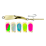 Iron Decoy Salty 5 Lure 4.25, Gold/Chartreuse/Lblue/Hot Pink/Watermelon/Silver, 1 oz, Salty 5 G
