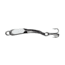 Iron Decoy Steely 1 Lure 1.5, Black/Glow in the Dark, 1/12 oz, Steely 1 BGW